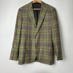 Southwick Summer Plaid Jacket Three Button 38R USA Made